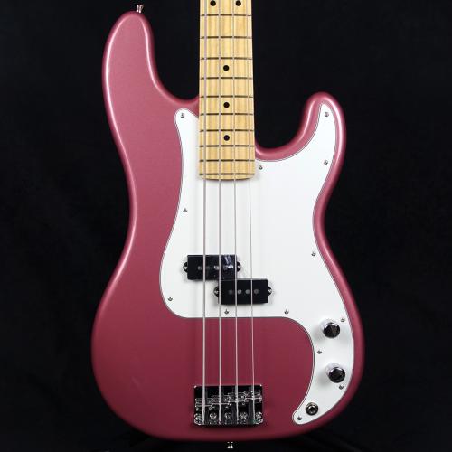 Fender Made In Japan Hybrid II Precision Bass Burgundy Mist Metallic with Matching Head