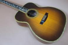The Kasuga 000-45 Style Tree of Life Custom / Solid Spruce Top・Solid Jacaranda Side and Back・Solid Abalone Trim and Rosette・Tree of Life Inlay・Ebony Fingerboard・Non -Pick guard・Shade Top【With Sigma Guitar Martin_3