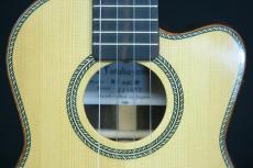 古林達郎 RT-02CW　#221072　松/インディアンローズウッド　2022年テナーウクレレ・エレアコ仕様_6