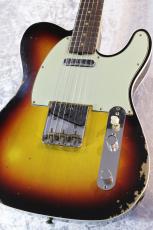 Fender Custom Shop 【漆黒指板個体】1960 Telecaster Custom Heavy Relic 3-Color Sunburst #CZ576807【3.36kg】_5