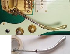 ウッドバード製 ヤマハ、SGV, BJ PRO, TBJ用、特注交換トレモロアーム、ゴールドまたはシルバー。