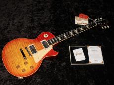 Gibson Custom Shop Japan Limited Murphy Lab 1960 Les Paul Standard Reissue Ultra Light Aged Dealer Select : Faded Cherry Ice Tea_6