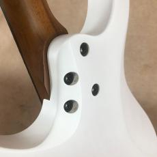 Balaguer Guitars Diablo Standard with Hipshot Hardtail Bridge, Satin Trans White_6