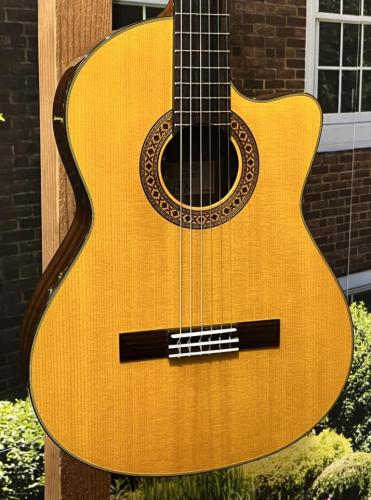 K.Yairi 【日本総本店】【ナット幅45mm】【シン(薄)ボディエレガット】CE-3 #94787【48回無金利分割可能】