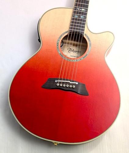 Takamine 【歳末セール!】CUSTOM TSP138C Red Flame Gradation【極杢AAAメイプル】【カタログ外 特注カラー】【現地選定材】