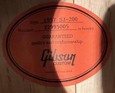 Gibson 【NEW!】 Dealer Select Custom Shop 1957 SJ-200 ~Ebony~Tune O Matic Bridge #22995005 _9