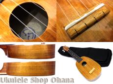 Famous [FS-4PG] ソプラノ パイナップル ハワイアンコア合板 ギヤペグ仕様_4