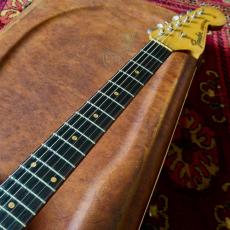 Fender 1962 Jaguar 3-Color Sunburst w/Brown Sunglasses Case_8