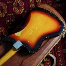 Fender 1962 Jaguar 3-Color Sunburst w/Brown Sunglasses Case_11