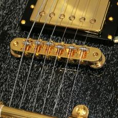 D'Angelico Excel Series Excel SS Shield Tremolo, Black Dog_6