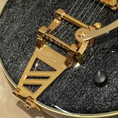 D'Angelico Excel Series Excel SS Shield Tremolo, Black Dog_7