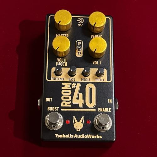 TSAKALIS AUDIO WORKS ROOM #40 【WINTER SELECTION特価】【往年の魅力を詰め込んだMarshallスタイルペダル】
