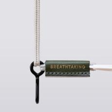 BREATHTAKING サクソフォンストラップ Lithe PremiumII-R Limited 2026 オリーブと銀鼠 (Size:M)_5