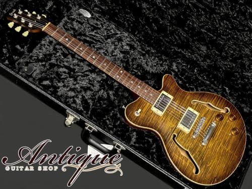 Don Grosh DG-193 Set Neck Semi-Hollow 2019 Tiger Eye Burst /Curved Top Flame Maple 3.33kg EX++ "Listed on Official HP"