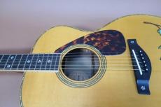 YAMAHA LJ-36KM HANA / 南こうせつ Signature Model・Medium Jumbo Body・Engelmann Spruce Top (A.E.R)・ Indian Rosewood Side and Back・Ebony Fingerboard and Bridge・桜 Inlay “ ざくろの花 “ Painting【With Original Case】2009年製　_12
