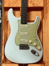 Fender Custom Shop Limited Edition 1959 Stratocaster Journeyman Relic Super Faded Aged Sonic Blue_2