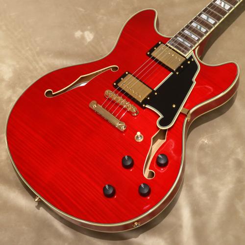 D'Angelico Excel Series Excel DC, Trans Cherry