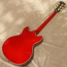 D'Angelico Excel Series Excel DC, Trans Cherry_3