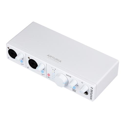 Arturia MINIFUSE 2 (ホワイト) オーディオインターフェイス 2イン/2アウト MIDIインターフェイス