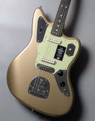 Fender  American Professional Classic Jaguar Faded Firemist Gold