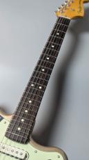 Fender  American Professional Classic Jaguar Faded Firemist Gold_4