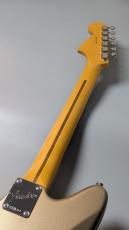 Fender  American Professional Classic Jaguar Faded Firemist Gold_9