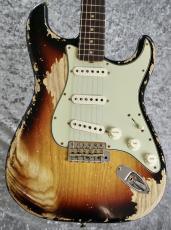 Fender Custom Shop 1963 Stratocaster Super Heavy Relic / Super Faded Aged 3Tone Sunburst [3.52kg]_2