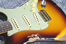 Fender Custom Shop Limited Edition 1964 L-Series Stratocaster Heavy Relic / Target 3-Color Sunburst [3.60kg]_10