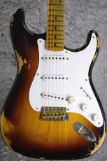Fender Custom Shop Limited Edition 70th Anniversary 1954 Stratocaster Heavy Relic / Wide Fade 2Color Sunburst_3