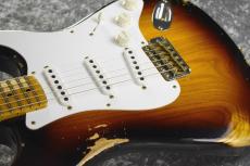 Fender Custom Shop Limited Edition 70th Anniversary 1954 Stratocaster Heavy Relic / Wide Fade 2Color Sunburst_10