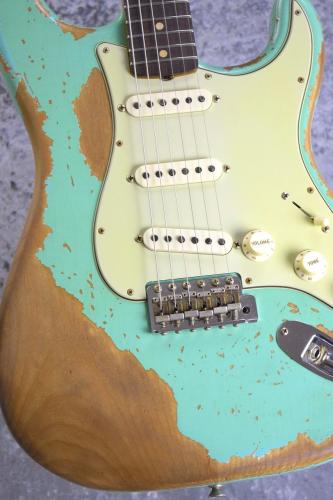 Fender Custom Shop LTD 1960 Dual Mag II Stratocaster Super Heavy Relic / Aged Sea Foam Green [3.46kg]【ブレンダー配線】