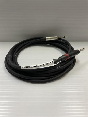 The NUDE CABLE Type- B for Bass 5m BLK S/S エフェクターフロア取扱商品