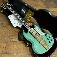 Gibson Les Paul SG Custom Maestro Vibrola Inverness Green 3PU Modified_2