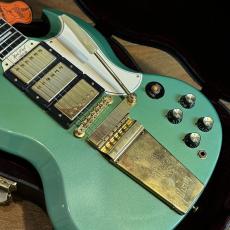 Gibson Les Paul SG Custom Maestro Vibrola Inverness Green 3PU Modified_4