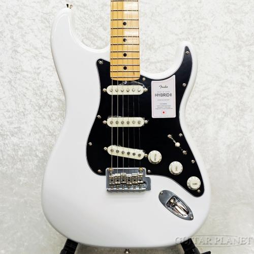 Fender Made In Japan Hybrid II Stratocaster -Arctic White/Maple-【JD25023551】【3.49kg】