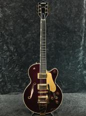 Gretsch Broadkaster Jr. LX Center Block with String-Thru Bigsby and Gold Hardware -Blackberry-_2