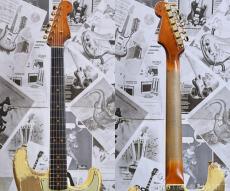 Fender Custom Shop MBS 1963 Stratocaster Heavy Relic -Aged Vintage White- by Dale Wilson 2024USED!!_6