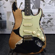 Fender Custom Shop 【マスタービルドフェア2025!!】MBS 1963 Stratocaster Super Heavy Relic -Black- by David Brown