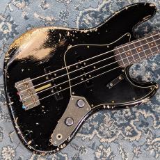 Fender Custom Shop ~Bass Planet Spec~ 1961 Jazz Bass Heavy Relic -Black over ShorelineGold-