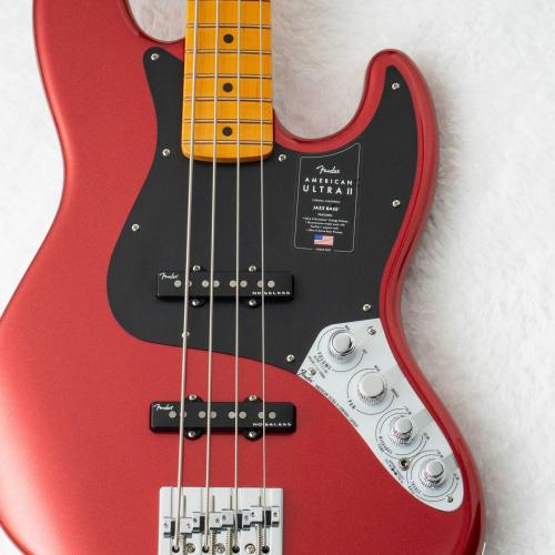 Fender American Ultra II Jazz Bass Maple Fingerboard Sinister Red【ギグバッグプレゼント】【町田店】