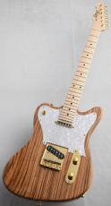 Zeus Custom Guitars 【1Pゼブラウッドボディ】Super-Ares ZSA-TE ~Zebra~ 3.60kg #22268_2