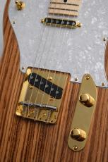Zeus Custom Guitars 【1Pゼブラウッドボディ】Super-Ares ZSA-TE ~Zebra~ 3.60kg #22268_5