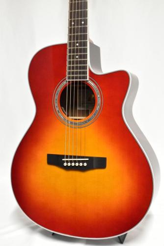 Morris R-14G CS(チェリーサンバースト) 【国産エレアコ】