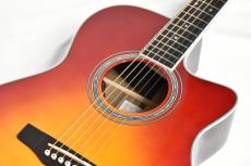 Morris R-14G CS(チェリーサンバースト) 【国産エレアコ】_8