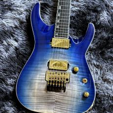 Edwards E-HORIZON-CTM 50TH Black Aqua Burst C -ESP 50th Anniversary Limited Model-