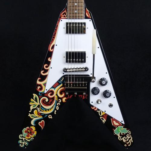 Epiphone Inspired by Gibson Custom Shop Jimi Hendrix "Love Drops" Flying V 2024 *↟⍋↟*サンタもニッコリSALE☃︎❆