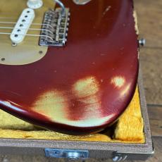 Fender Custom Shop 1960 Stratocaster Relic Candy Apple Red Tokyo Guitar Show Model by Dennis Galuszka_3