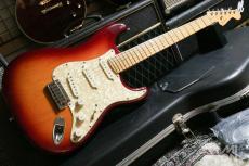 Fender American Deluxe Ash Stratocaster Aged Cherry Sunburst 2005