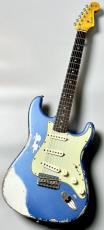 Fender Custom Shop 1960 Stratocaster Heavy Relic - Lake Placid Blue Over Olympic White [3.64kg] #CZ588181_2