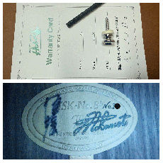 TSK NO.8♭ 坂崎幸之助 50th Anniversary Model / Solid Sitka Spruce Top・Solid Indian Rosewood Side and Back・Mahogany 1P-Neck・Ebony Fingerboard and Bridge・Star Inlay・K.Sakazaki and T.Nakamoto Signed【With TSK Gig C_16